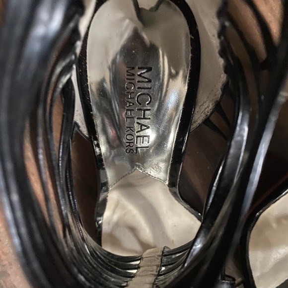 MICHAEL KORS BLACK SEXY STRAP SHOES - Picture 2 of 7